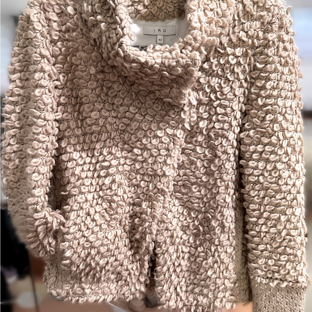 SALE IRO loop knit jacket | fits more like US med 8-10 - Picture 3 of 11